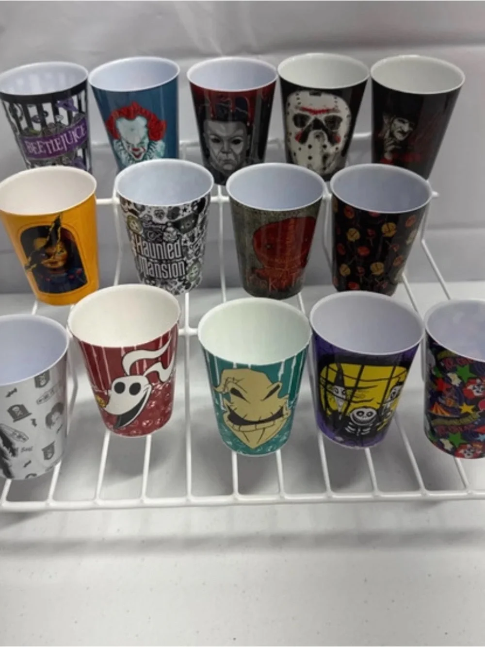 Novelty Halloween Shot Glass Set - Multicolor Party Cups -